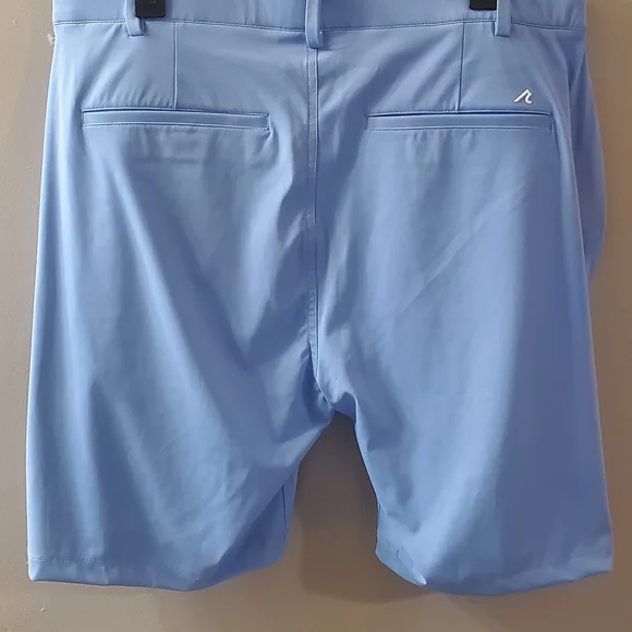 Men's Redvanly Light  Blue Pull-on Performance Shorts With Zipper. Sz XL NWOT - Picture 3 of 8